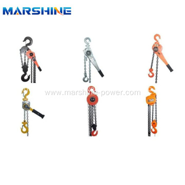 Construction Hand Wrenching Chain Tackle Block Hoist Crane